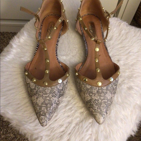 Halogen Studded Flat Shoes